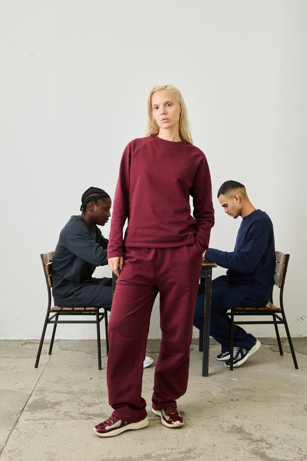 Basic Longsleeve "BORDEAUX"
