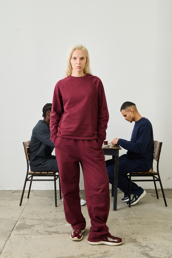 Basic Longsleeve "BORDEAUX"