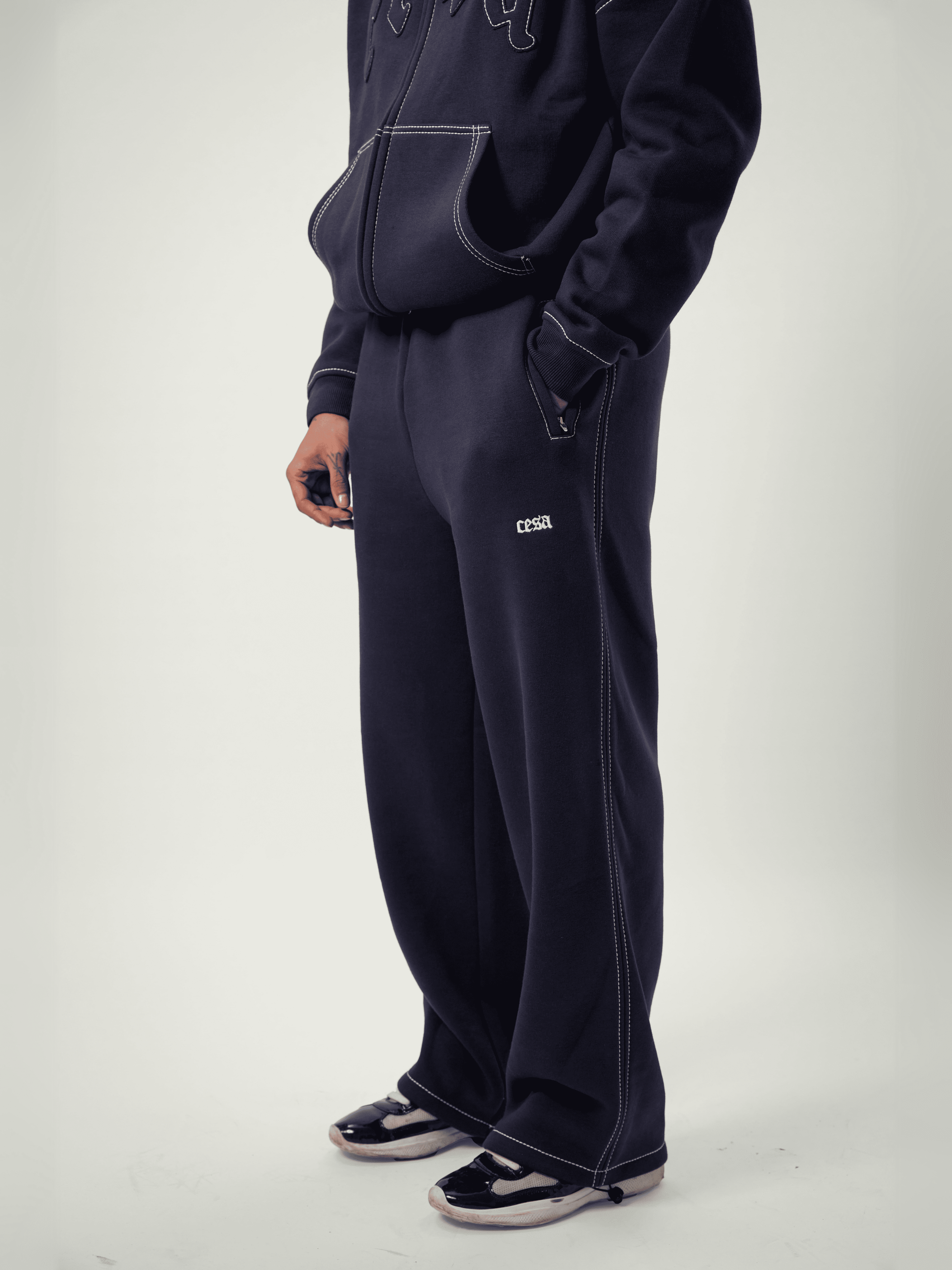 C1 LINED "NAVY BLUE" JOGGER