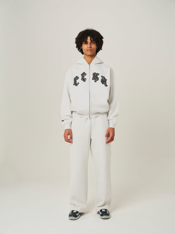 C1 ZIPPER "CREAM-WHITE"