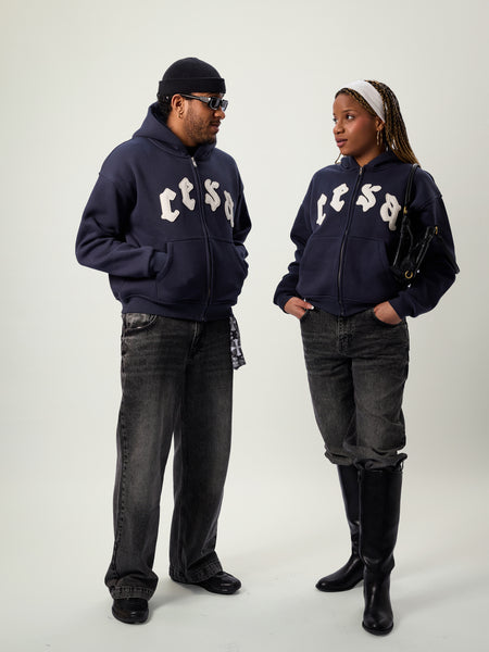 C2 ZIPPER "NAVY BLUE"
