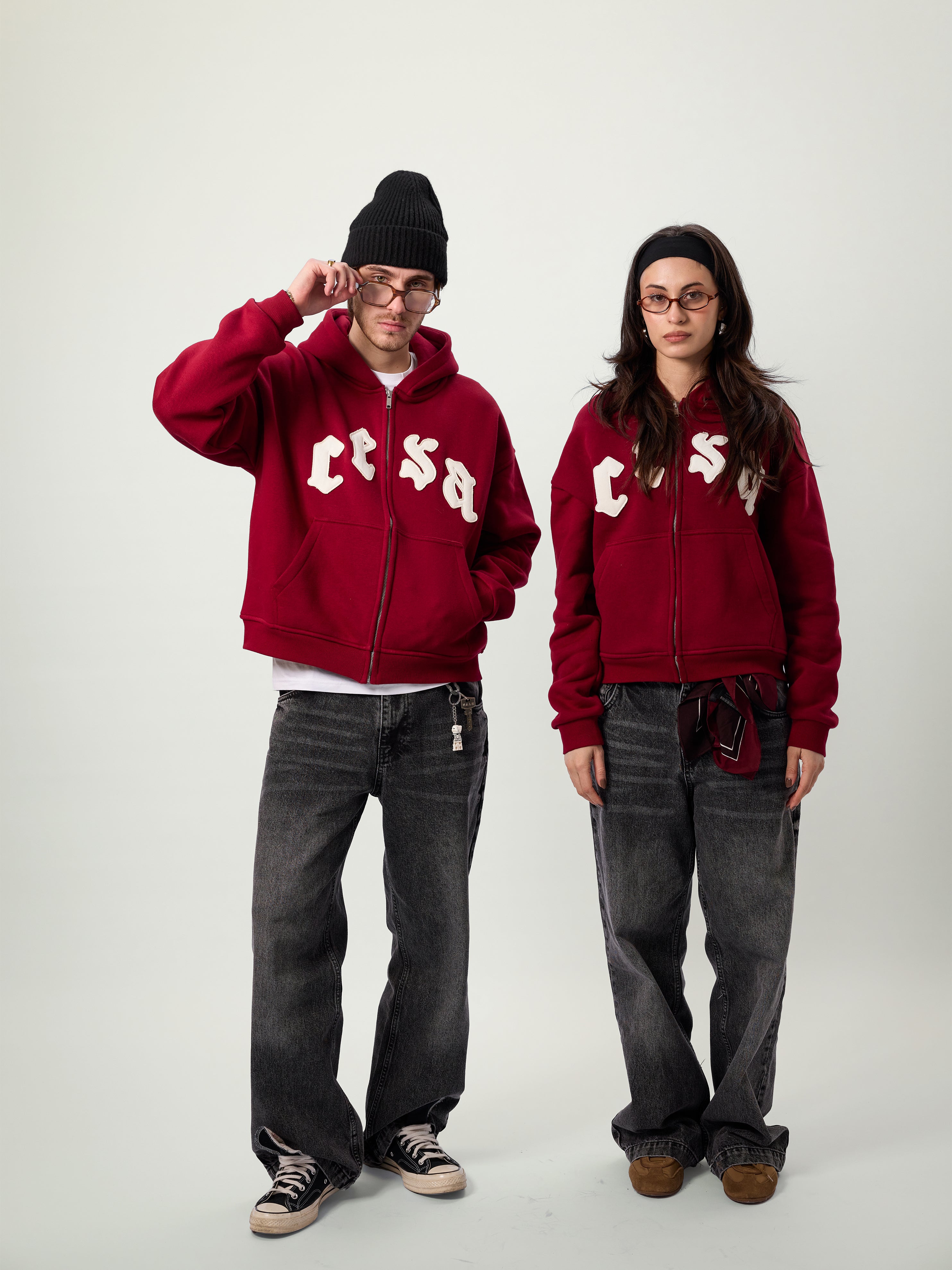 C2 ZIPPER "BORDEAUX"