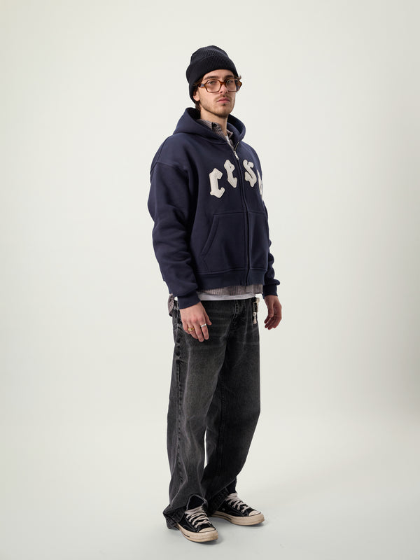 C2 ZIPPER "NAVY BLUE"