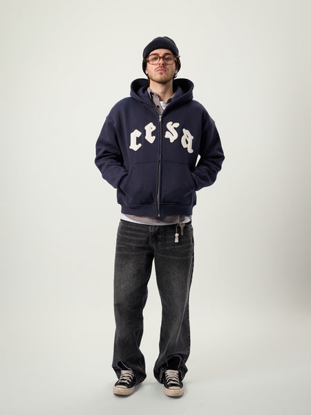 C2 ZIPPER "NAVY BLUE"