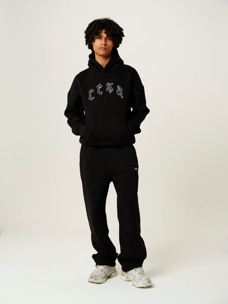 C1 HOODIE "BLACK-WHITE"