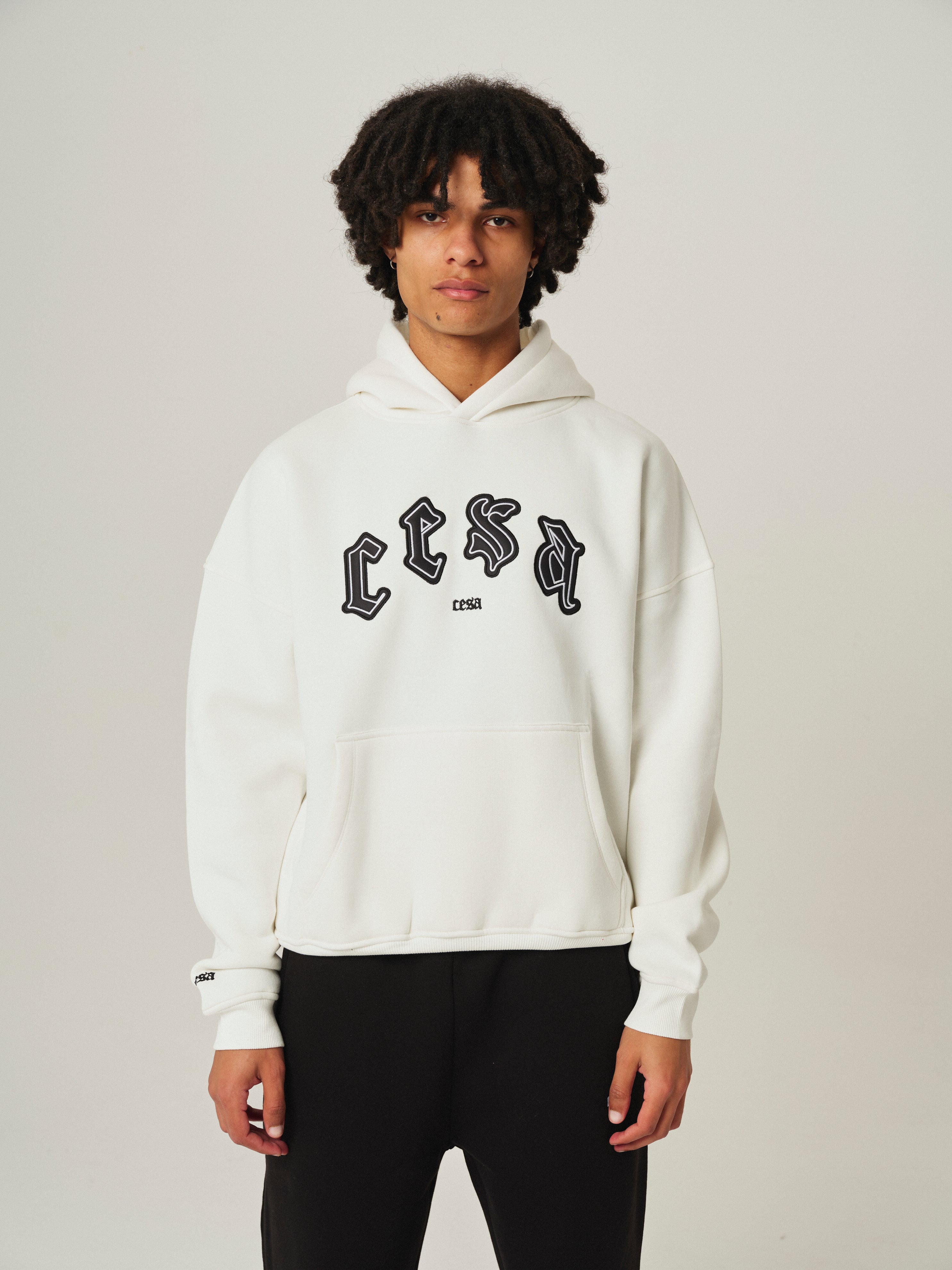 C1 HOODIE “CREAM WHITE“