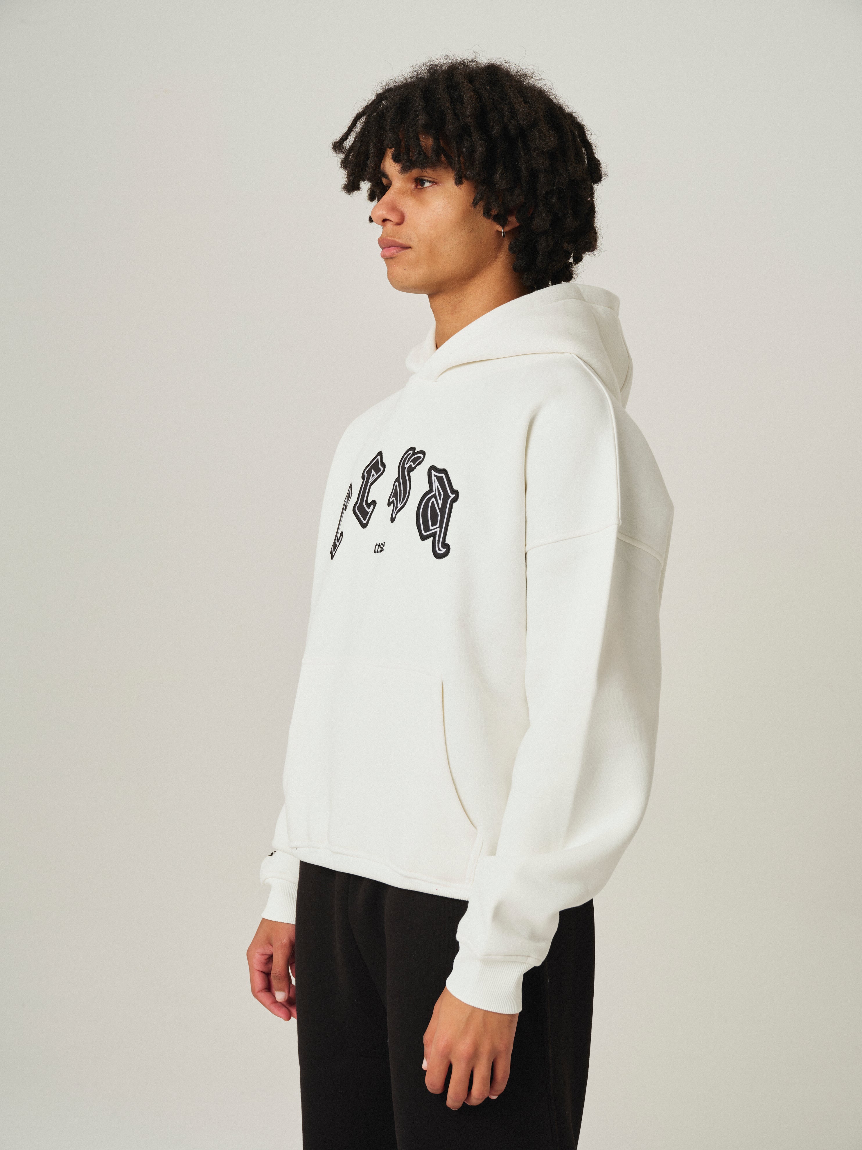 C1 HOODIE “CREAM WHITE“
