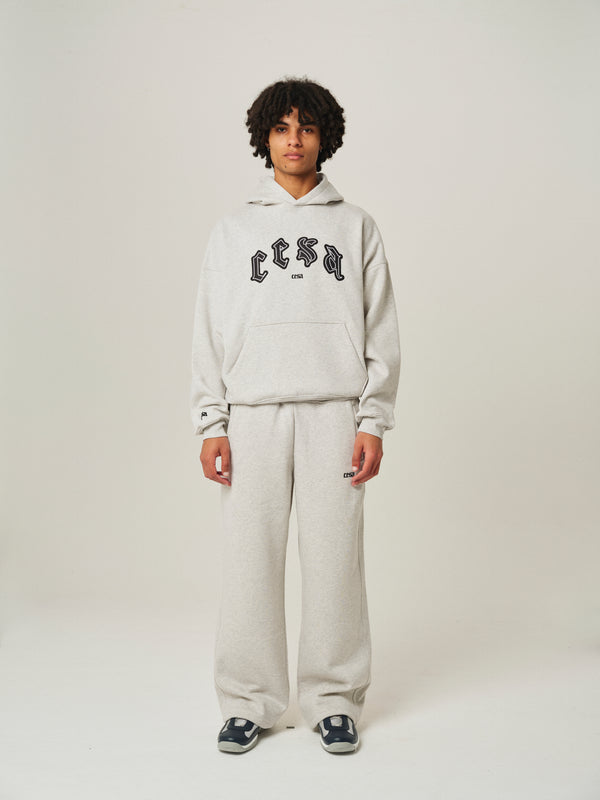 C1 HOODIE "GREY-MELANGE"