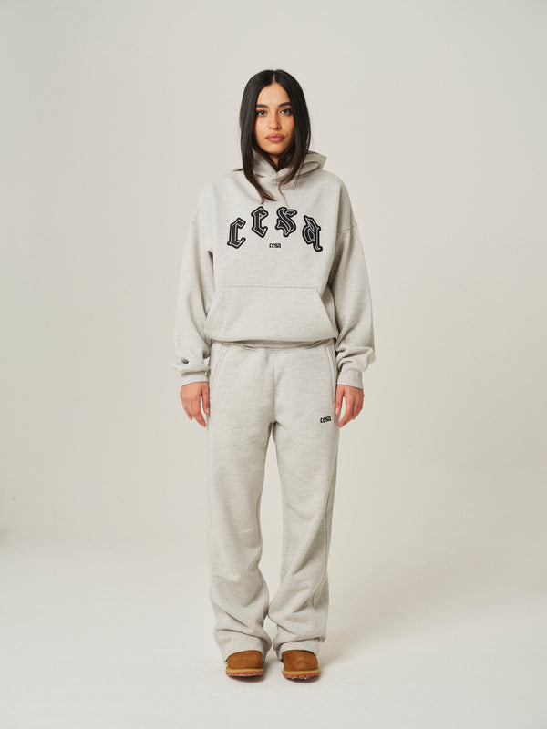 C1 HOODIE "GREY-MELANGE"