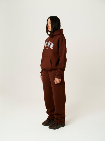 C1 HOODIE "BROWN"