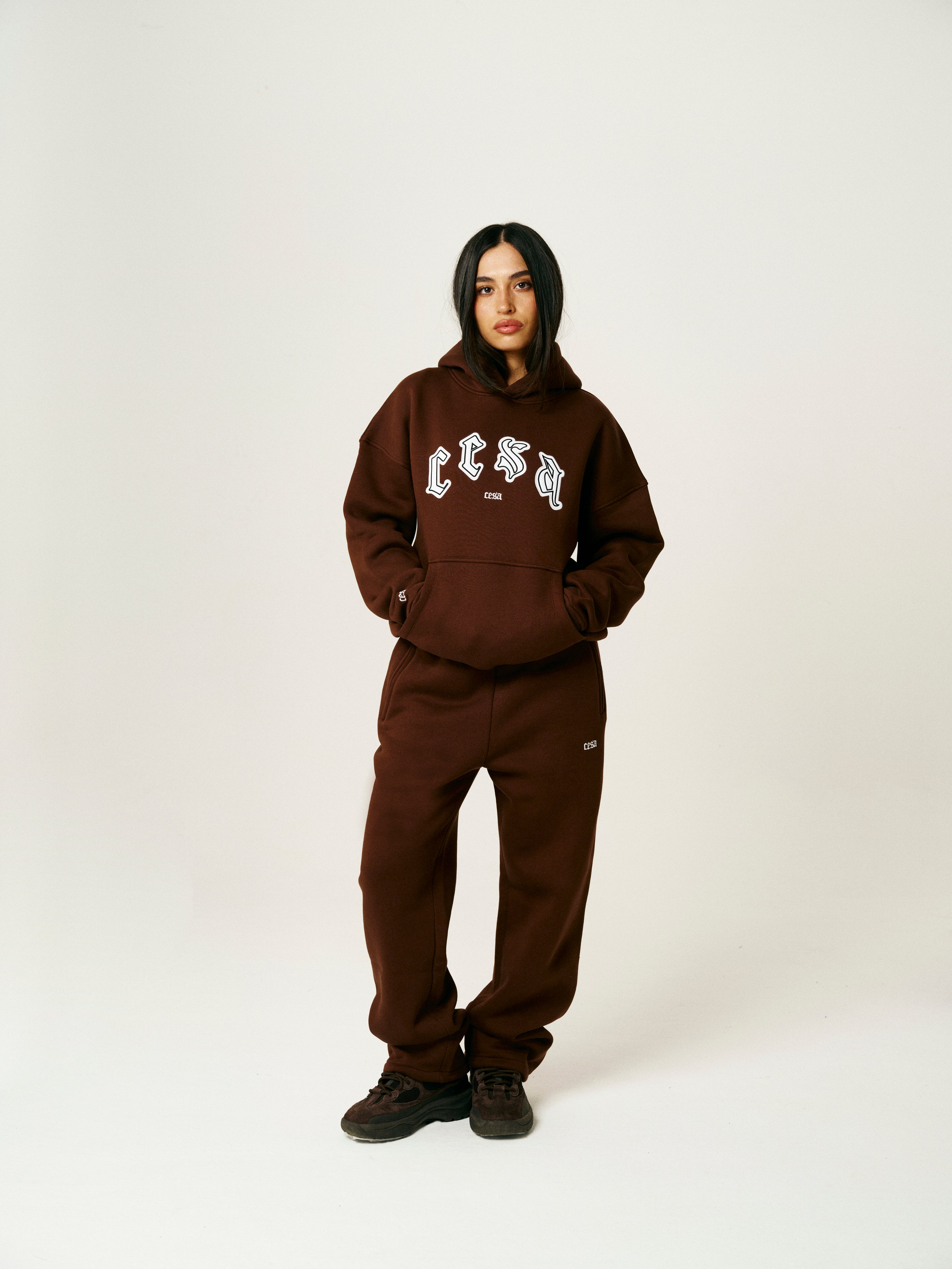 C1 HOODIE "BROWN"
