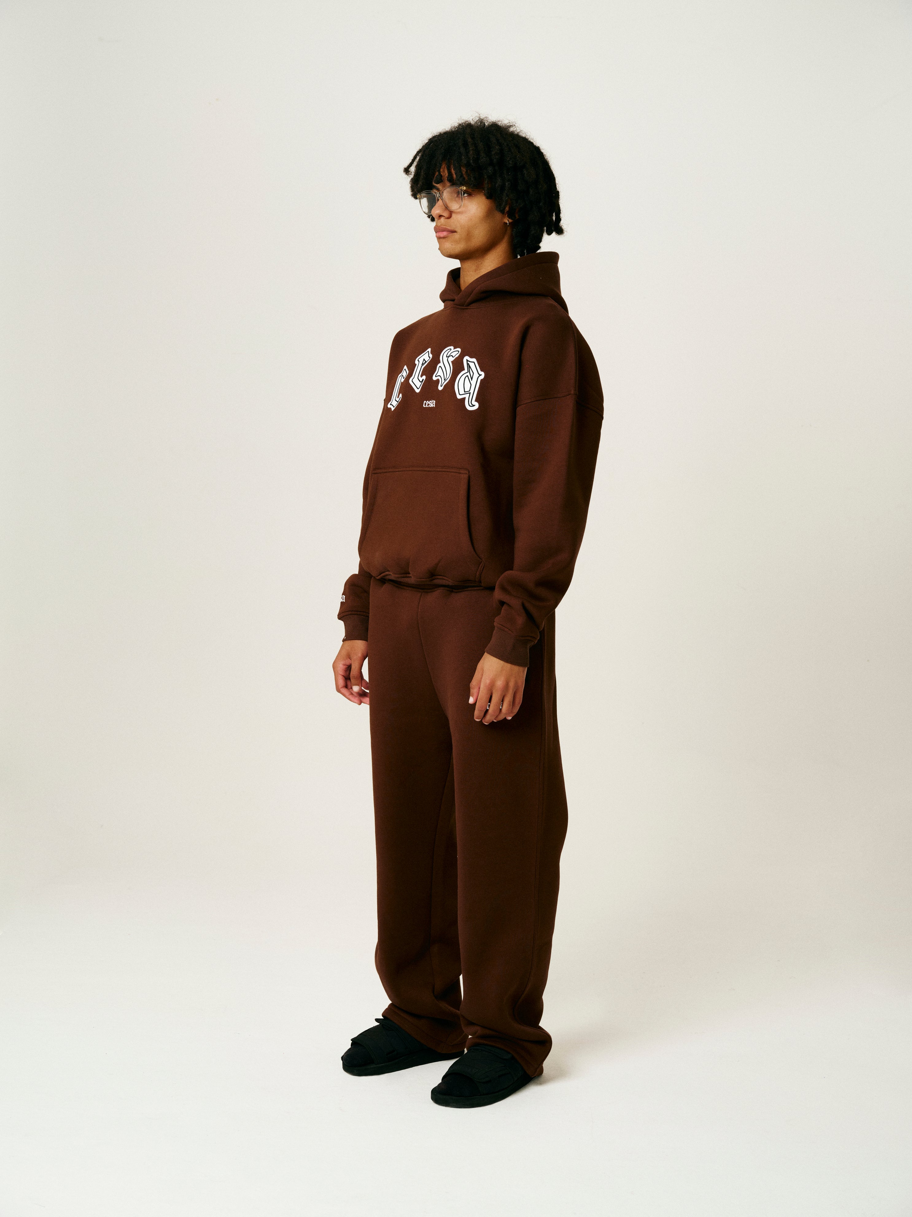 C1 HOODIE "BROWN"