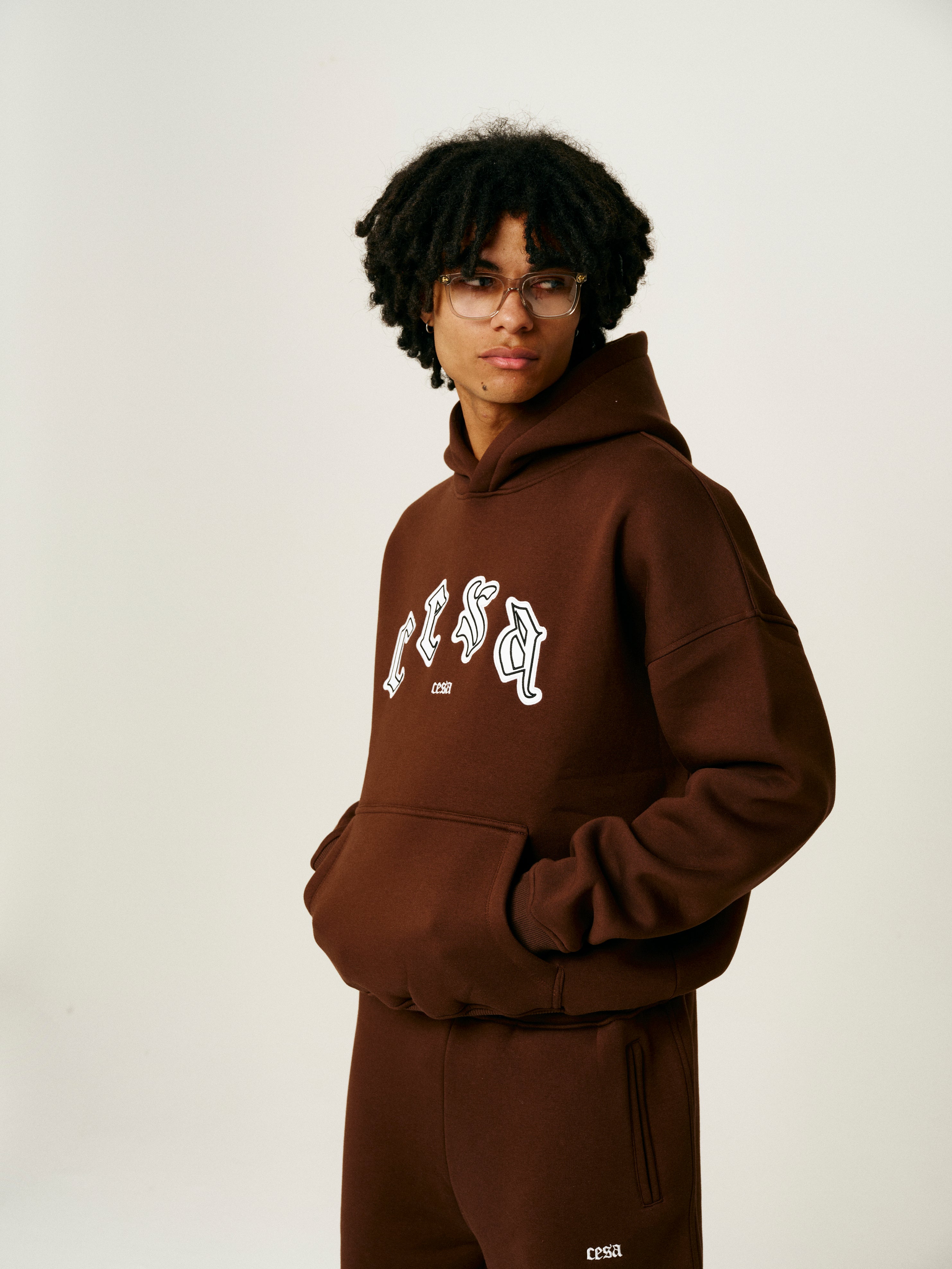 C1 HOODIE "BROWN"