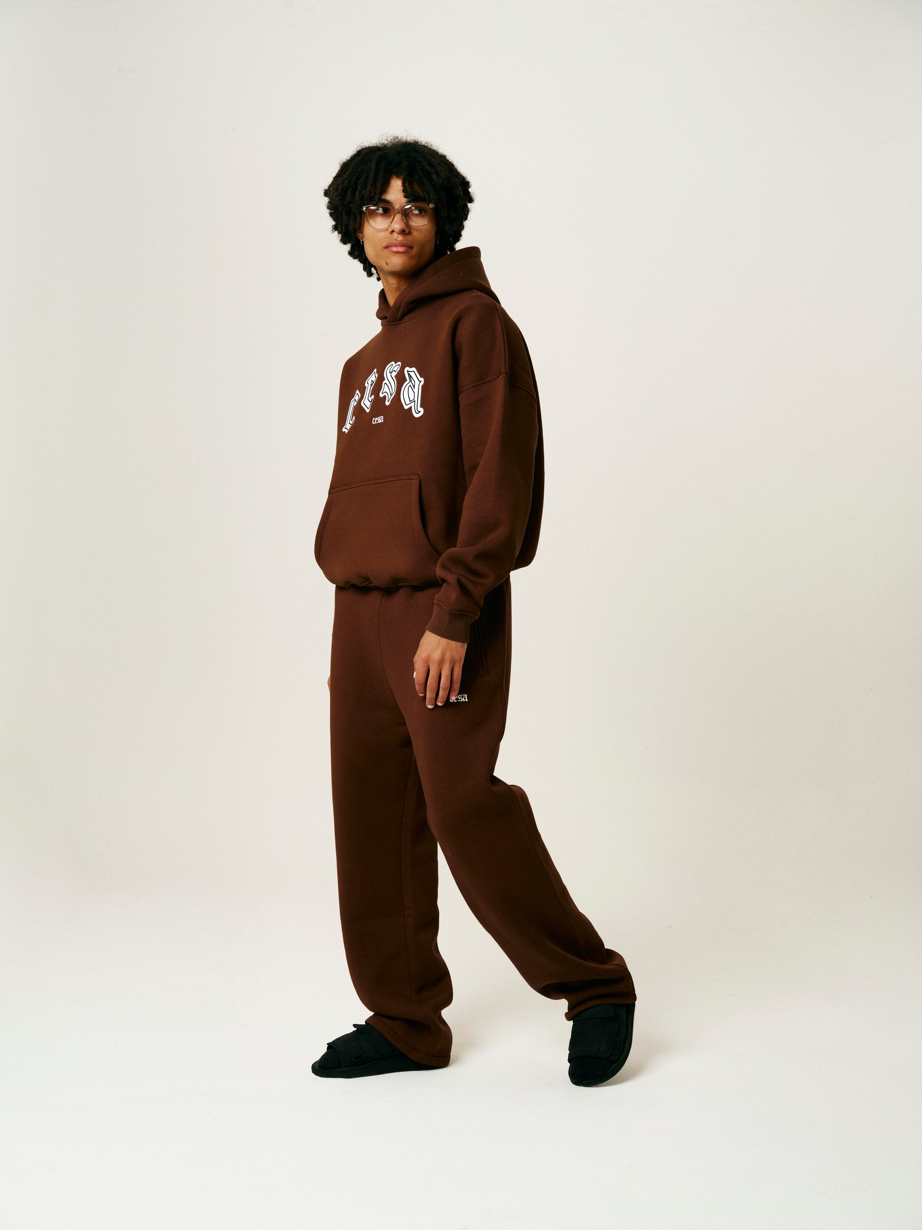 C1 HOODIE "BROWN"