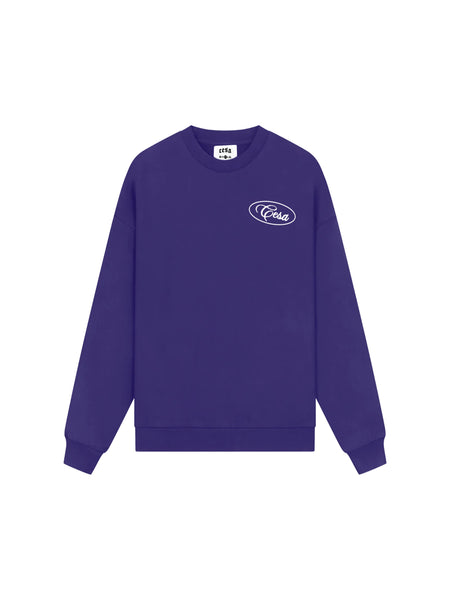 ONP PEARL BLUE CREW NECK SWEATER