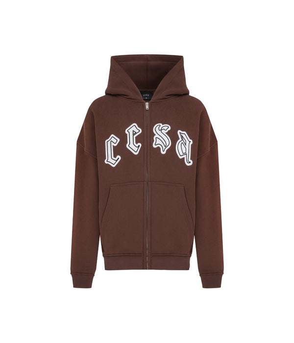 C1 ZIPPER "BROWN"