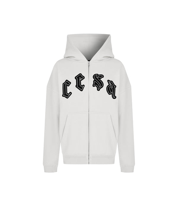 C1 ZIPPER "CREAM-WHITE"