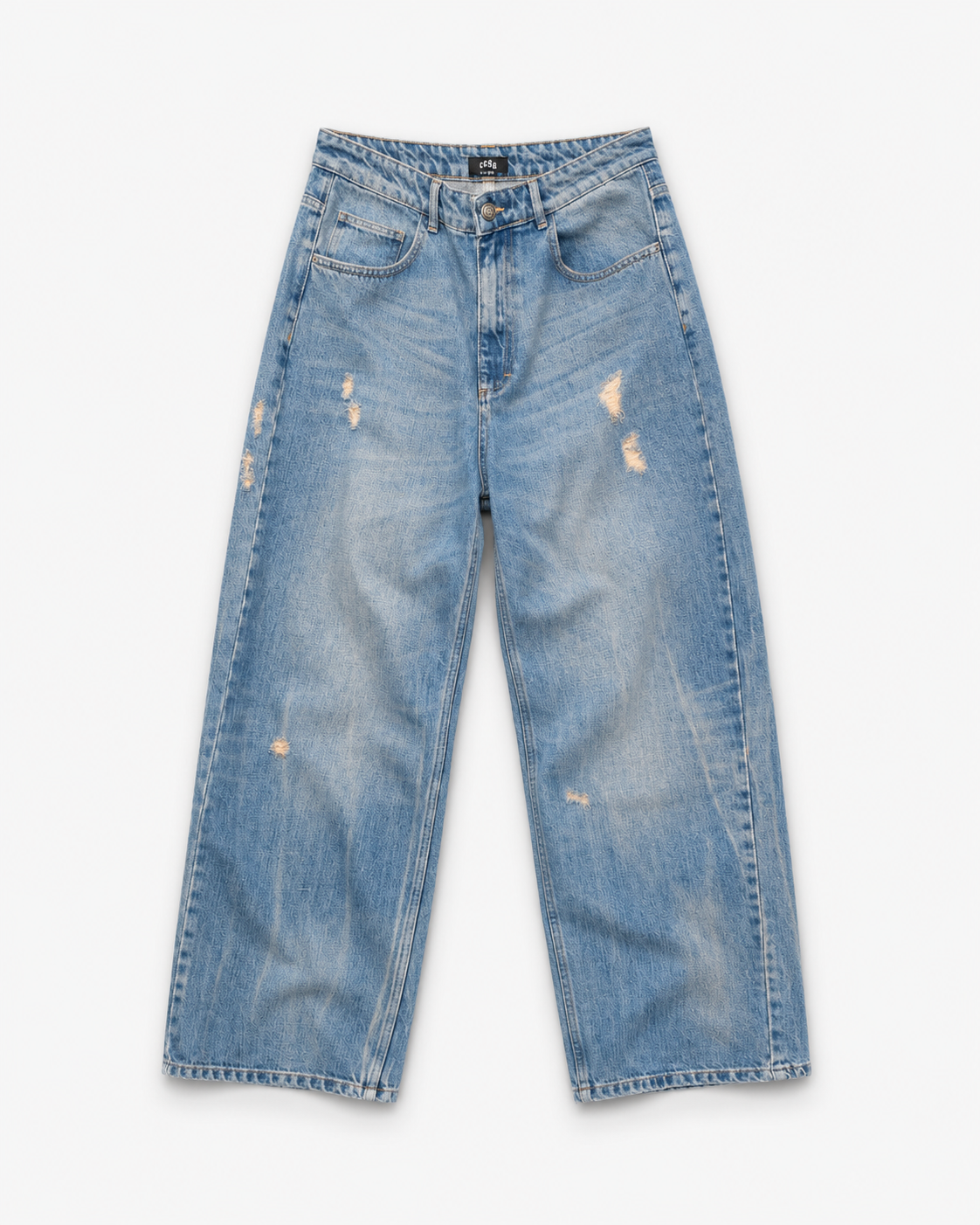 Baggy Blue Washed Denim