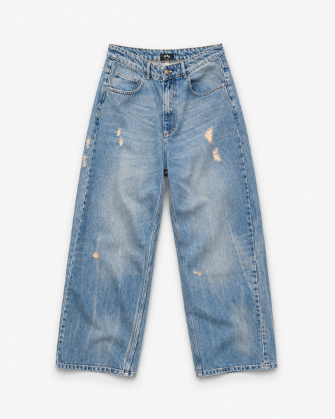 Baggy Blue Washed Denim