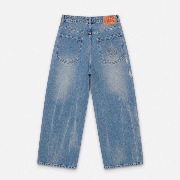 Baggy Blue Washed Denim