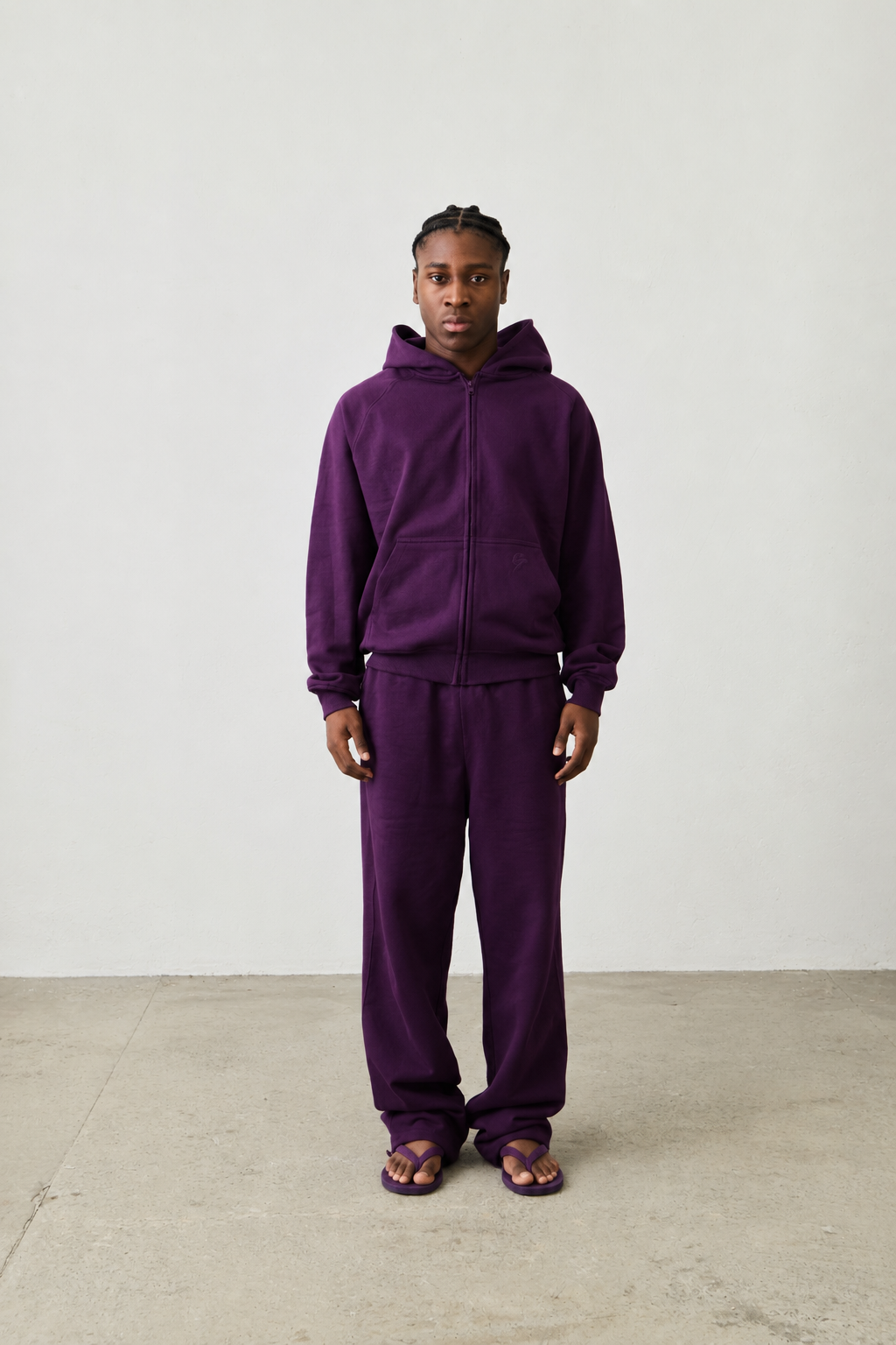 Basic Zipper "PURPLE"