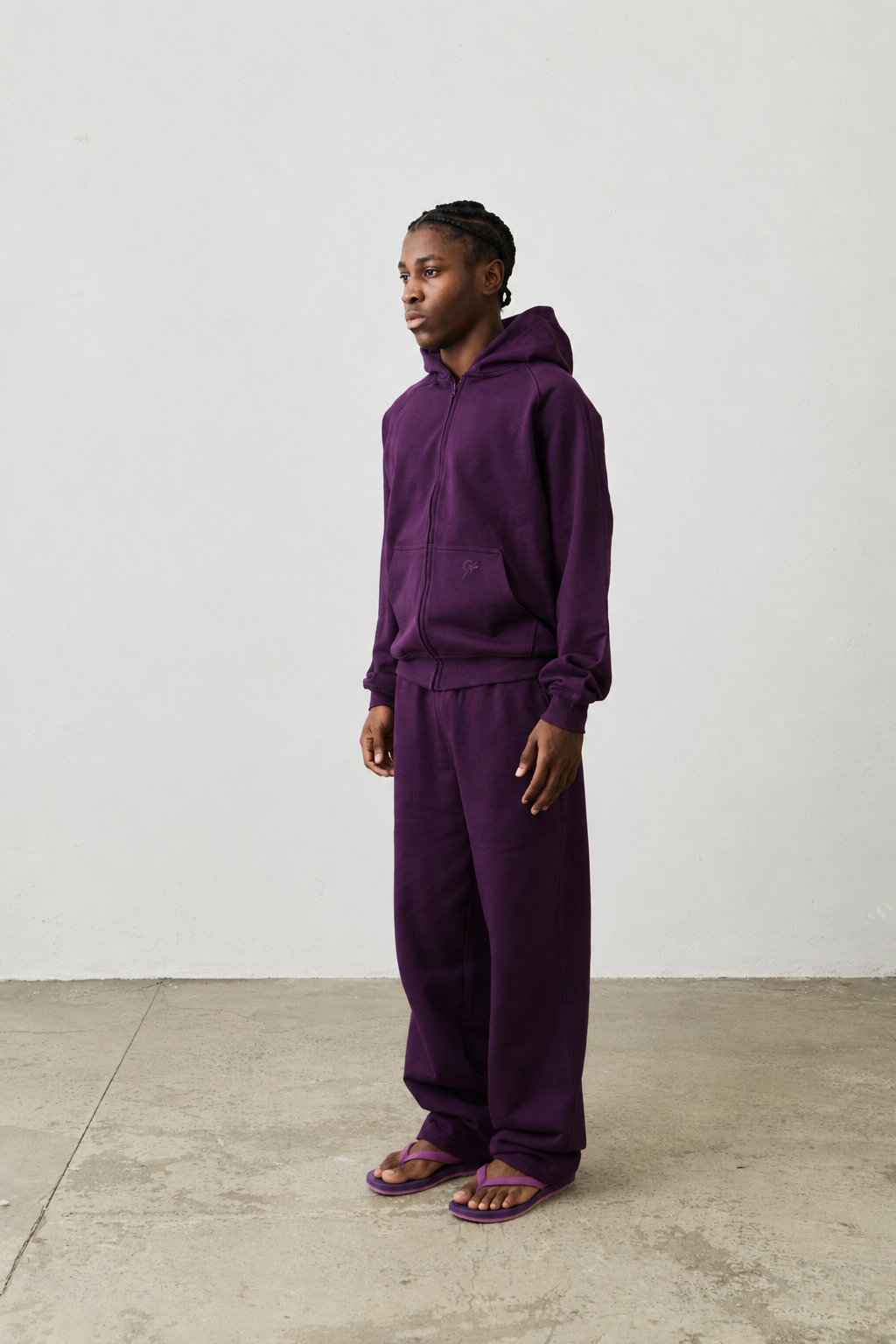 Basic Zipper "PURPLE"
