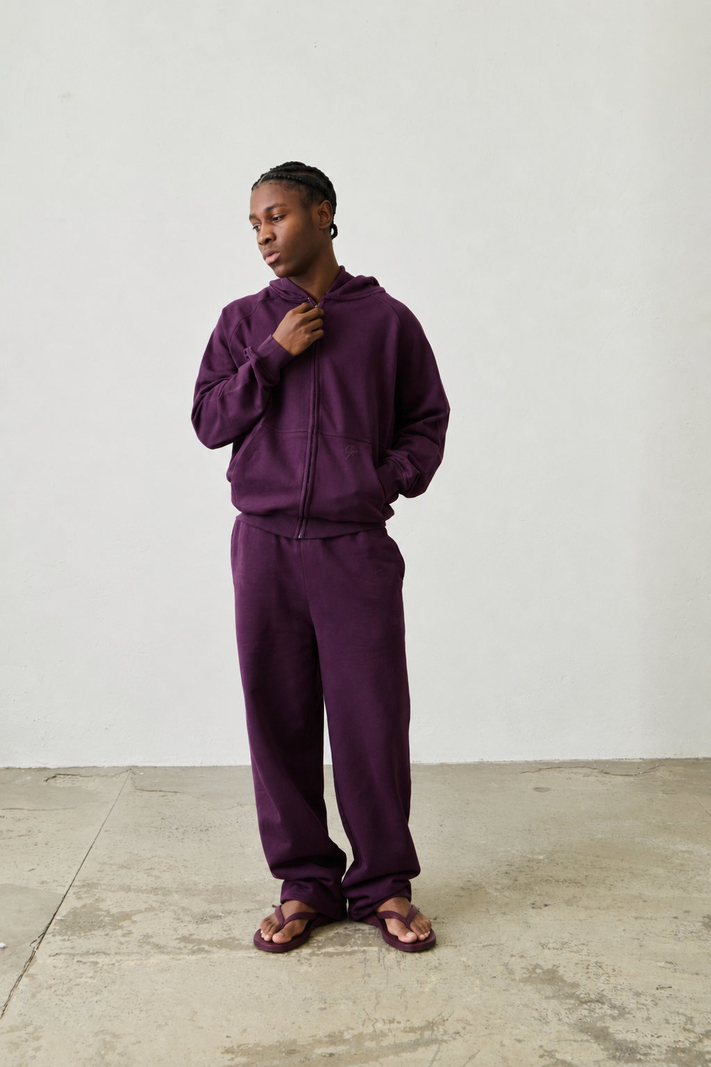 Basic Zipper "PURPLE"