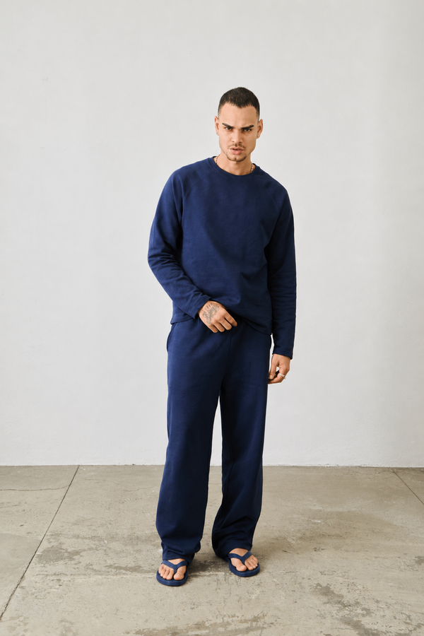 Basic Longsleeve "NAVY BLUE"