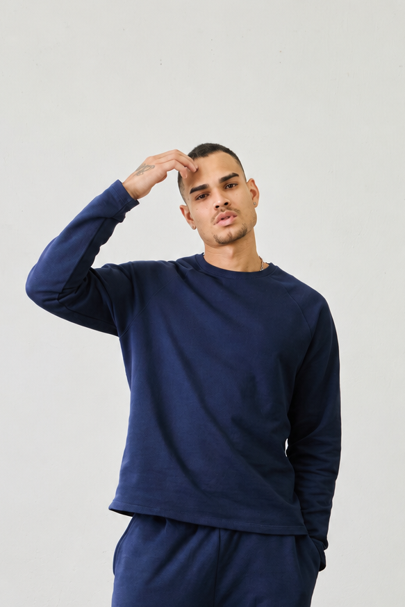 Basic Longsleeve "NAVY BLUE"