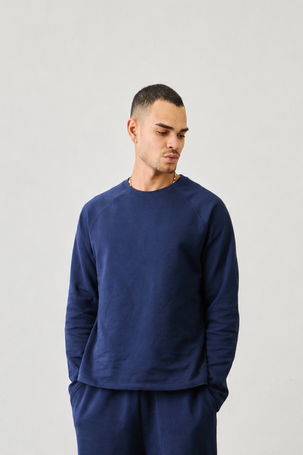 Basic Longsleeve "NAVY BLUE"