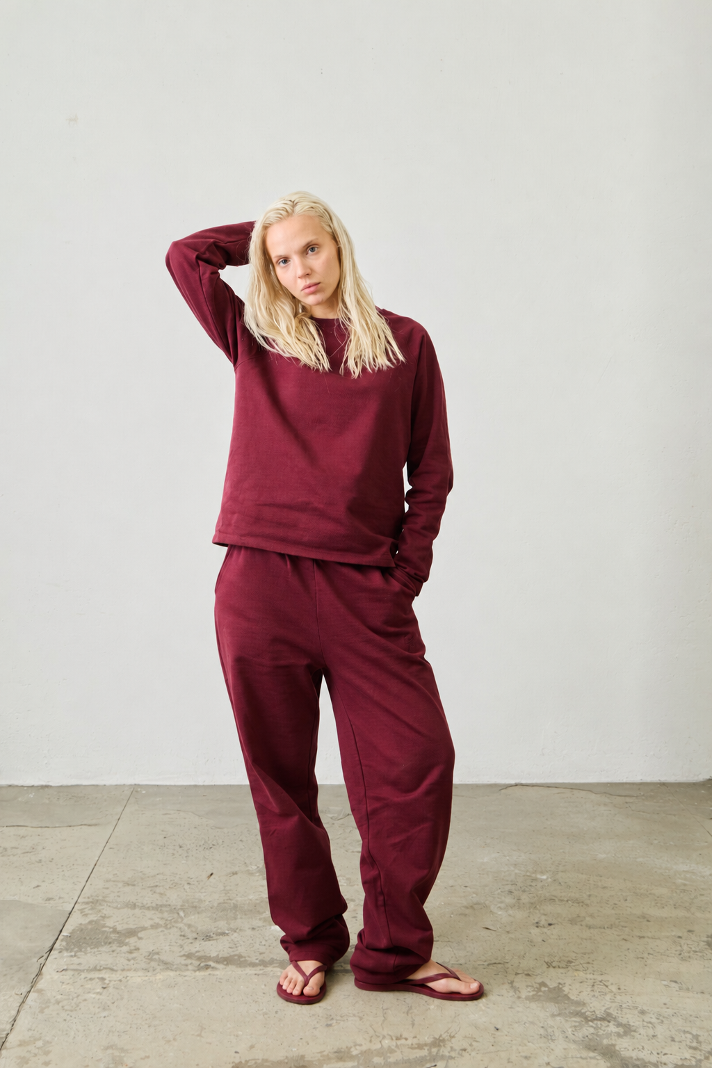 Basic Longsleeve "BORDEAUX"