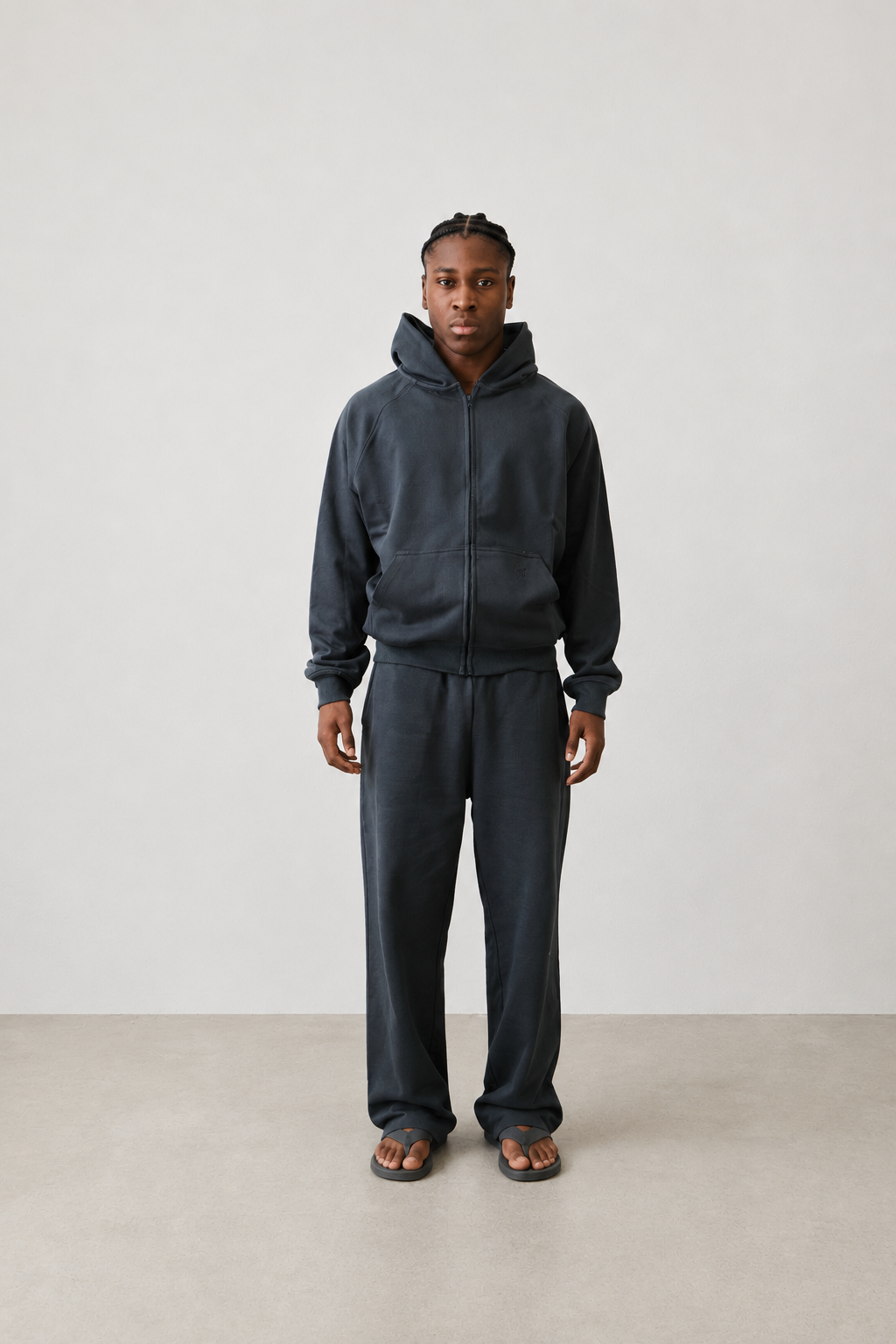 Basic Zipper "ANTHRAZIT"