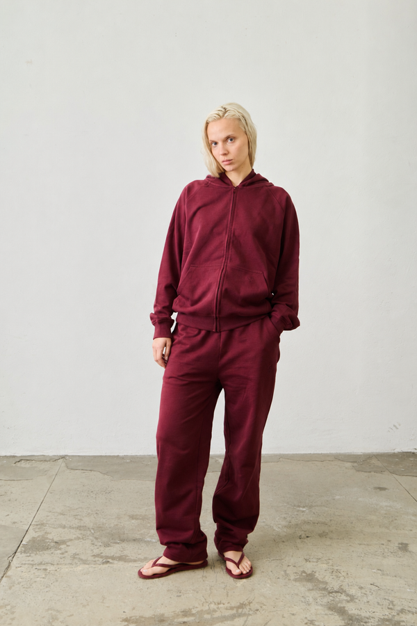 Basic Zipper "BORDEAUX"