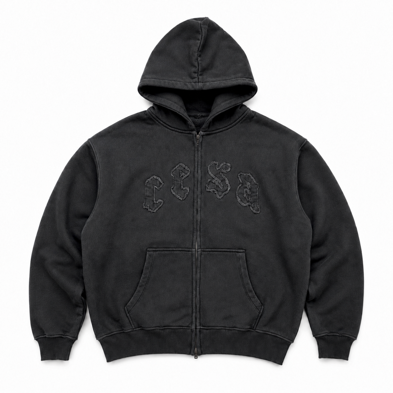 ZIPPER - BLACK ON BLACK