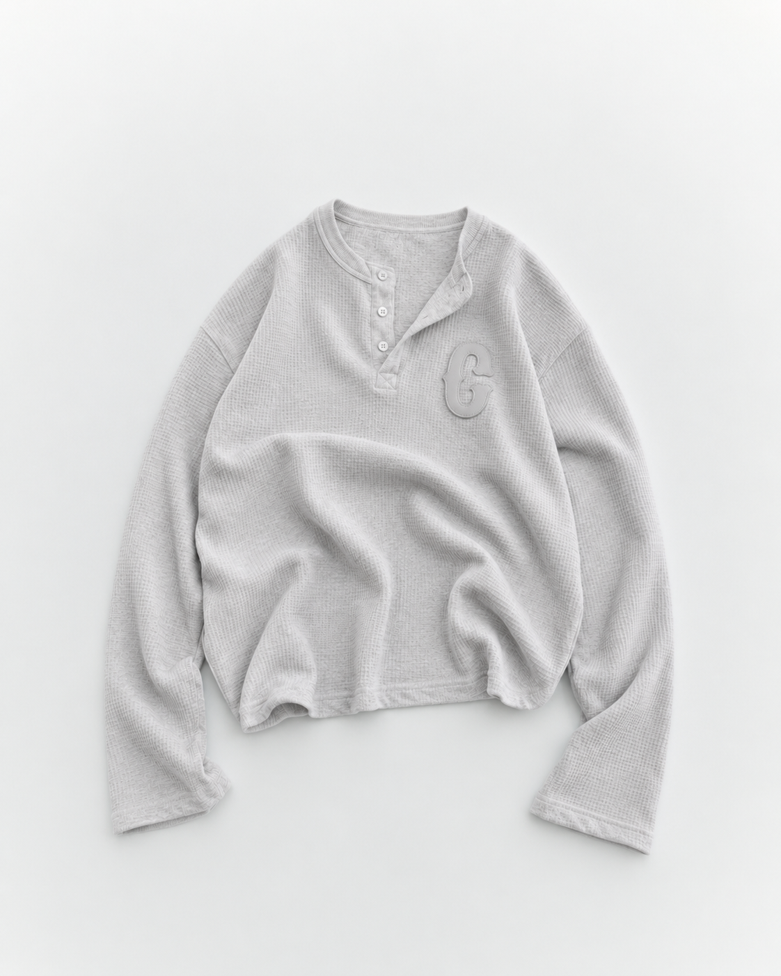 Henley Shirt in Grey