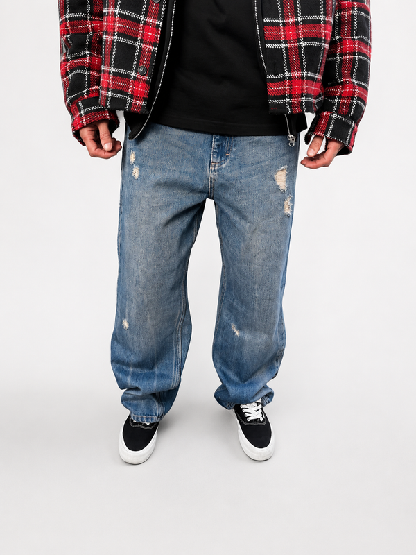Baggy Blue Washed Denim