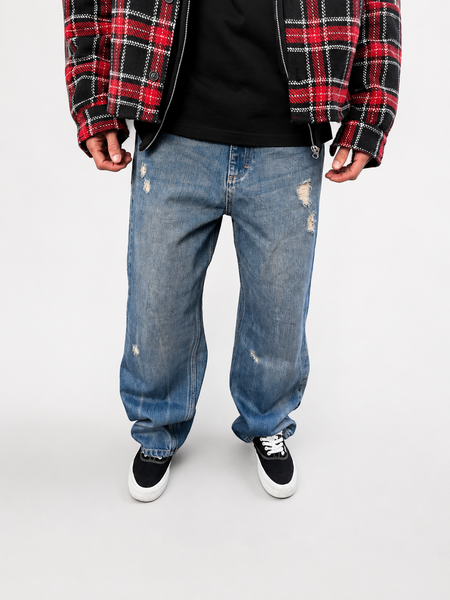 Baggy Blue Washed Denim
