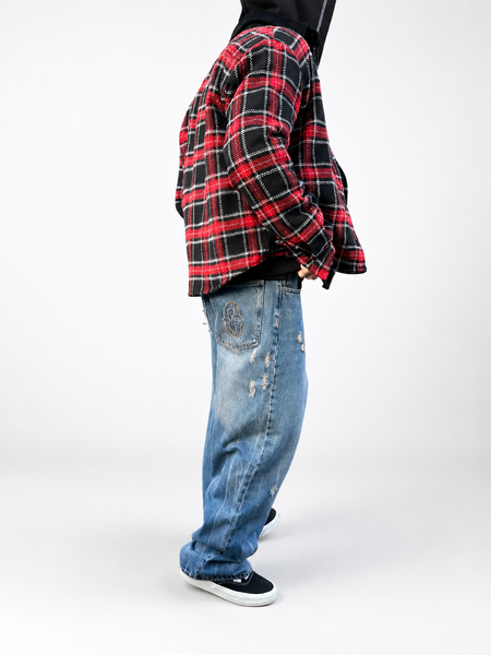 Baggy Blue Washed Denim