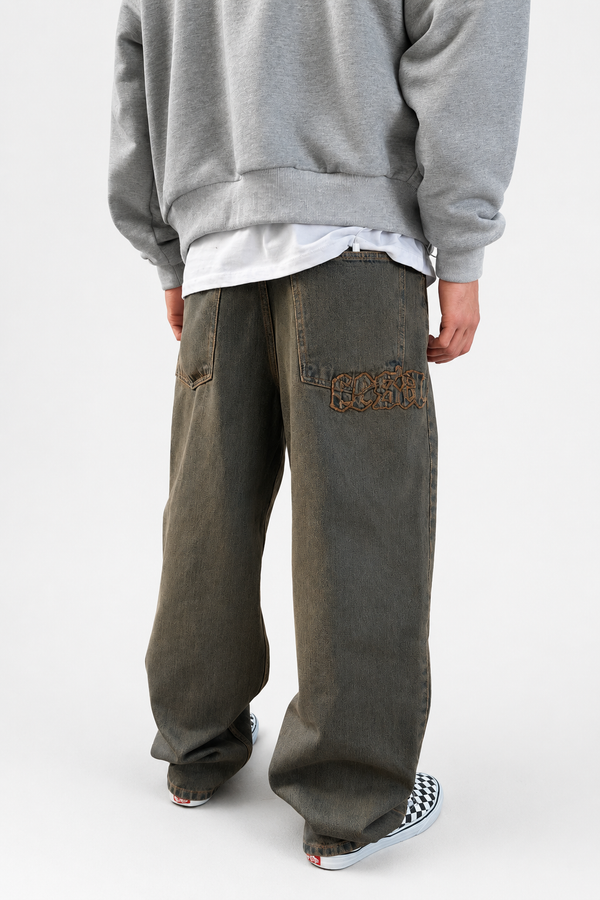 Baggy Olive Denim