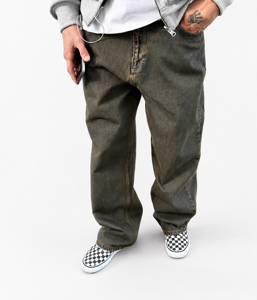 Baggy Olive Denim