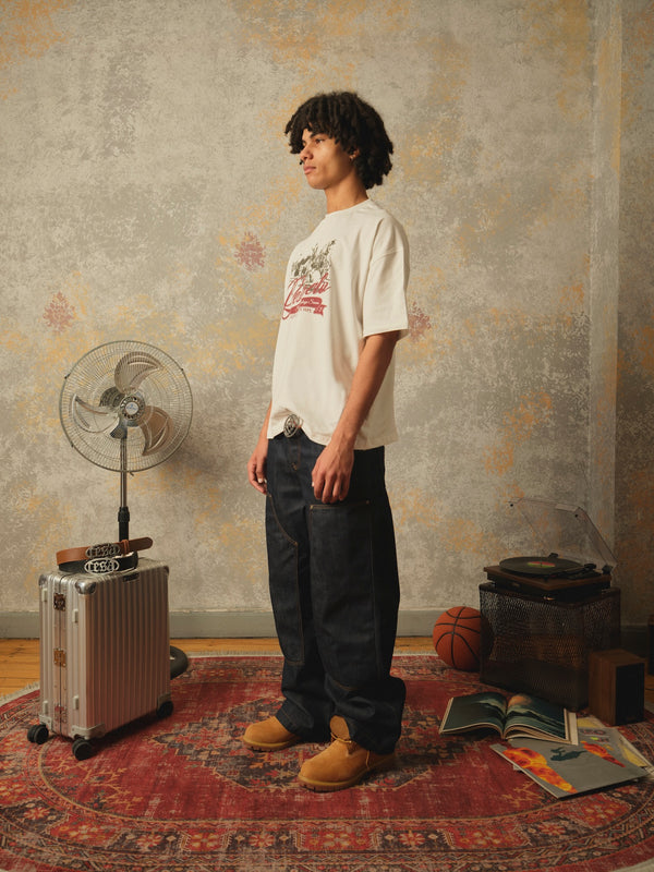 Cowboy Tee - "WHITE"