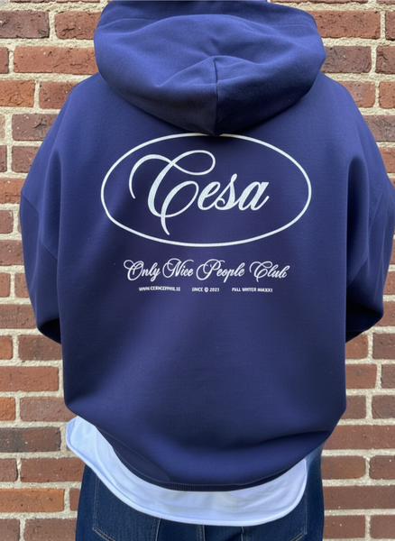 O.N.P HOODIE - PERLBLAU