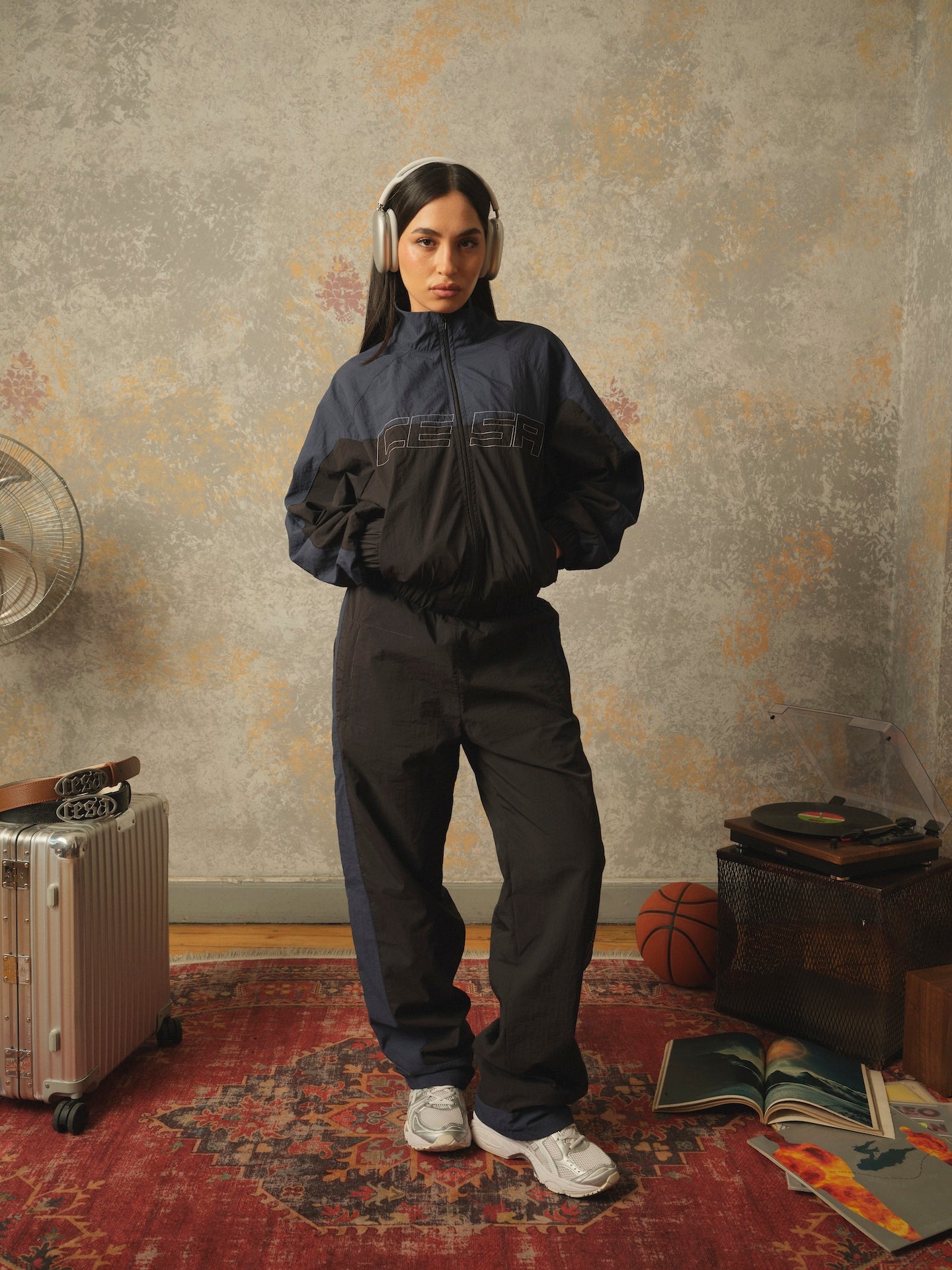 NYLON TRACKSUITE JACKET