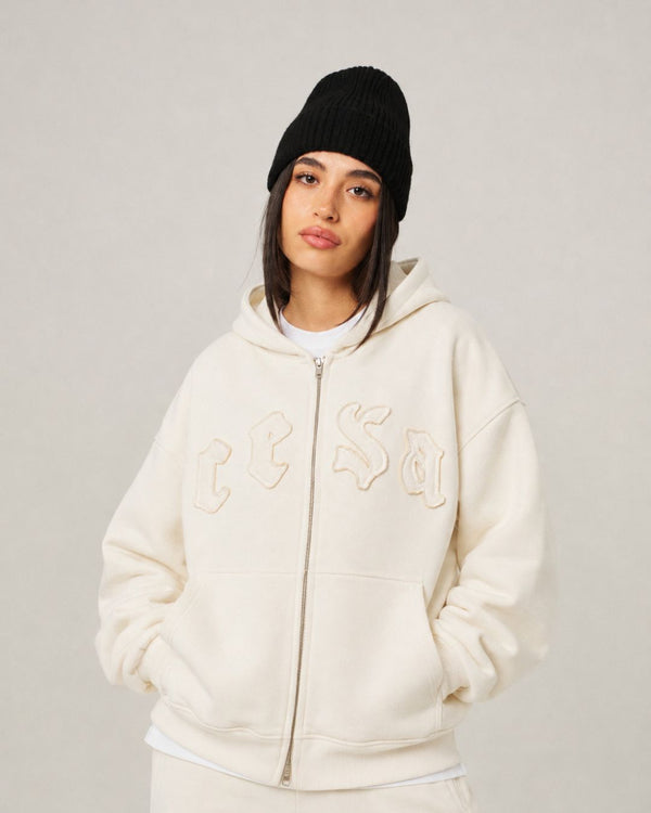 C2 ZIPPER "CREAM WHITE"