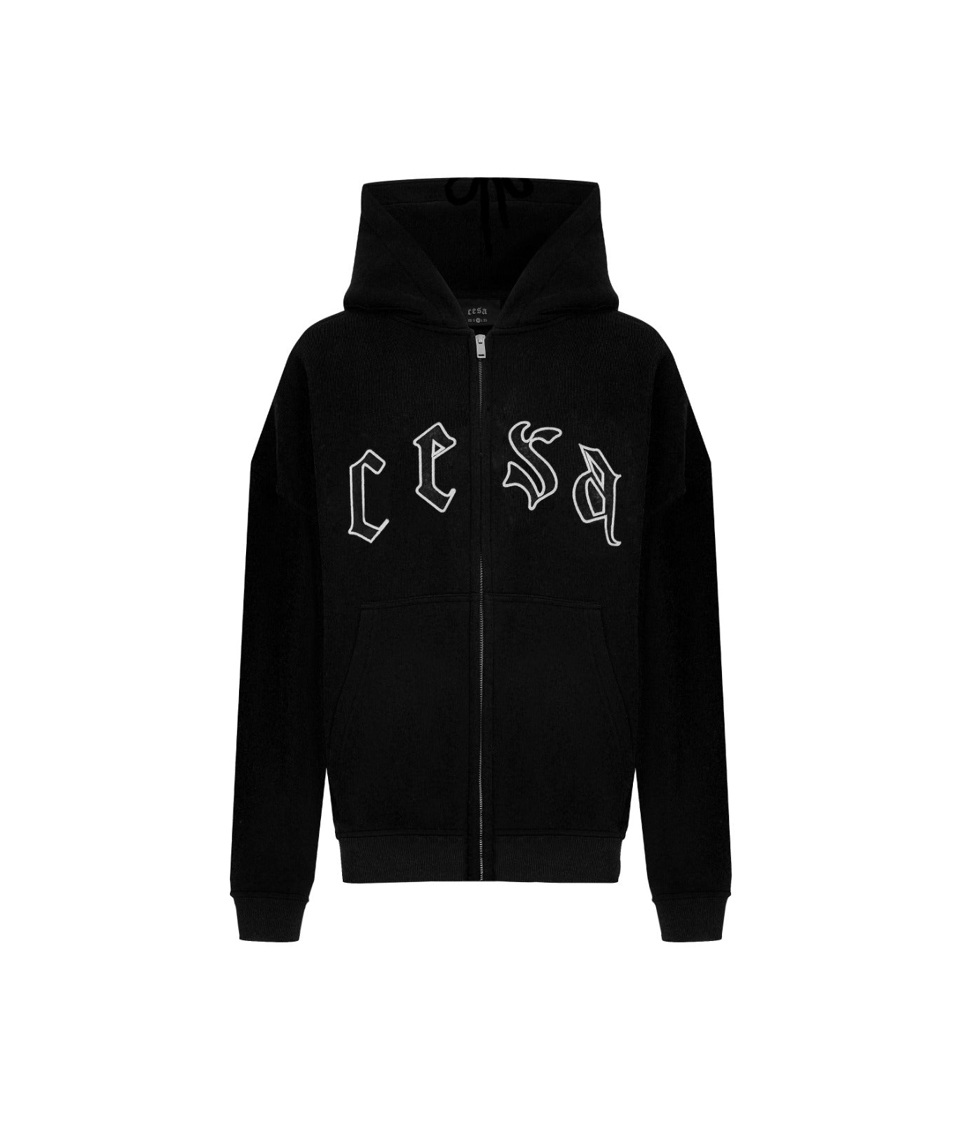 C1 ZIPPER "BLACK-WHITE"