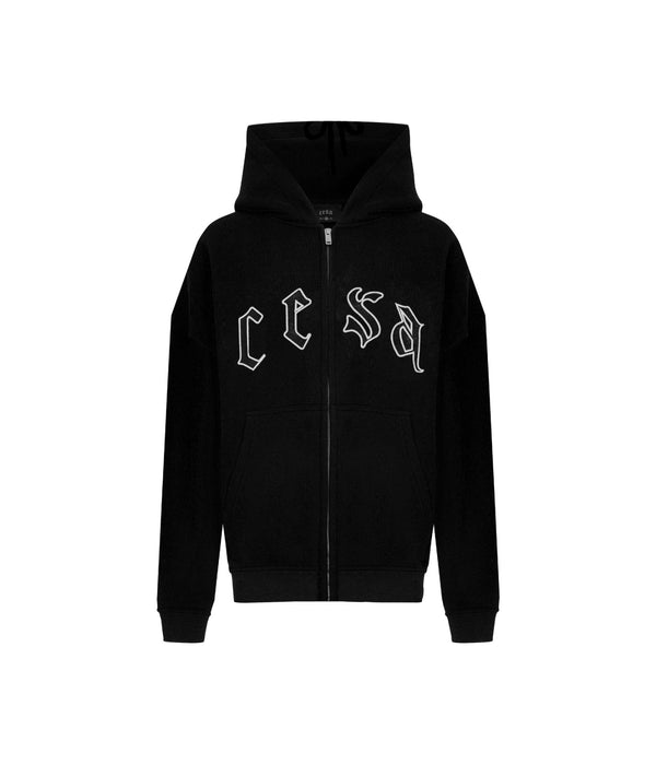 C1 ZIPPER "BLACK-WHITE"
