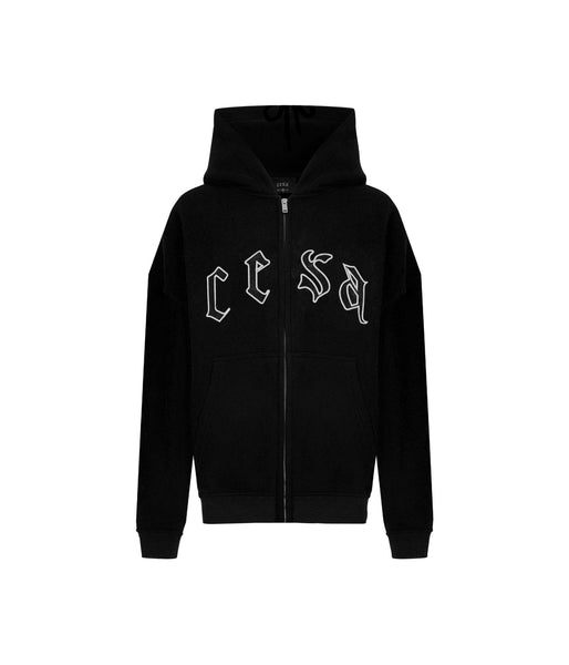 C1 ZIPPER "BLACK-WHITE"