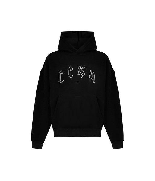 C1 HOODIE "BLACK-WHITE"