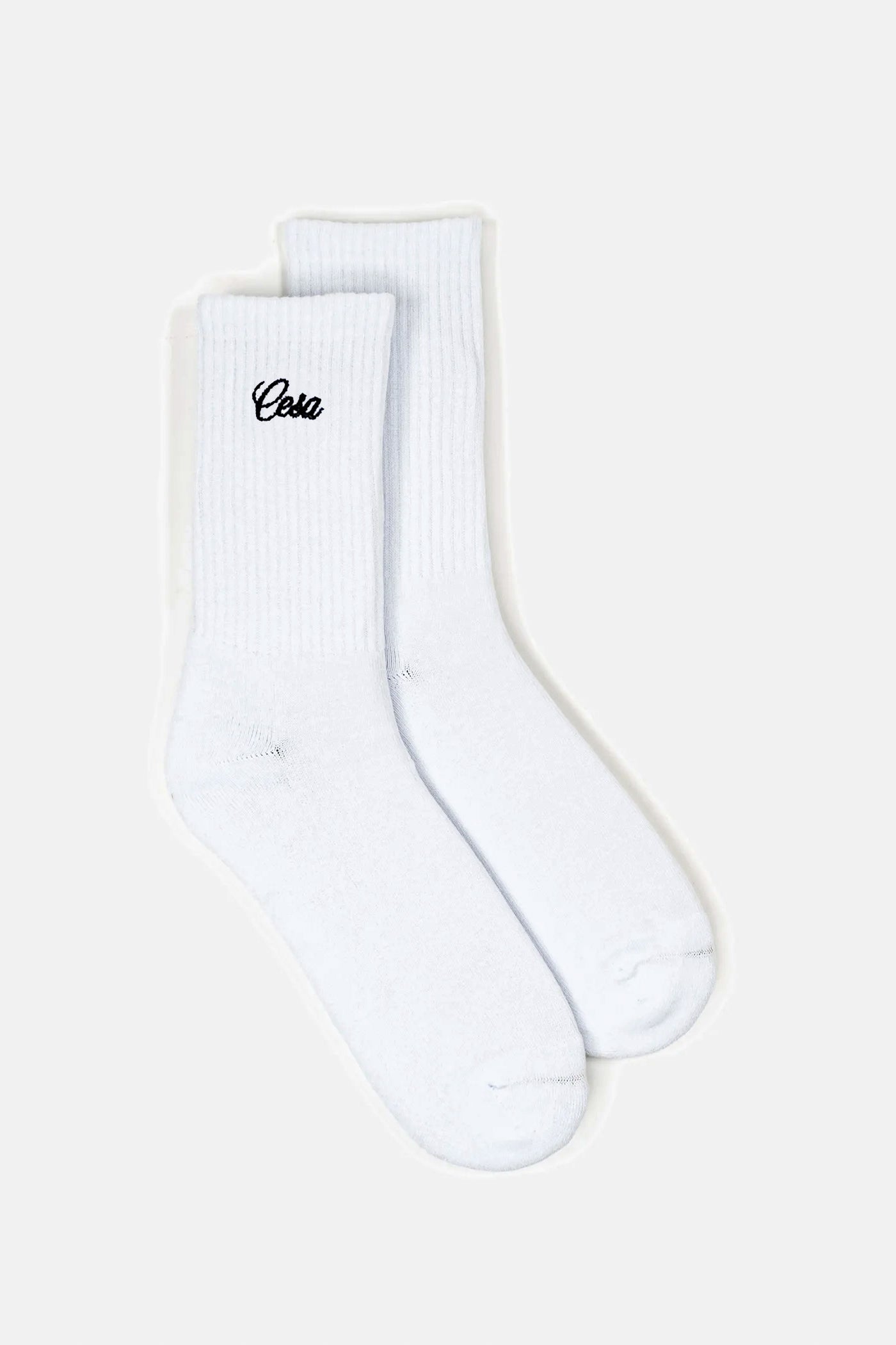 CLASSIC SOCKS "WHITE-BLACK LOGO"
