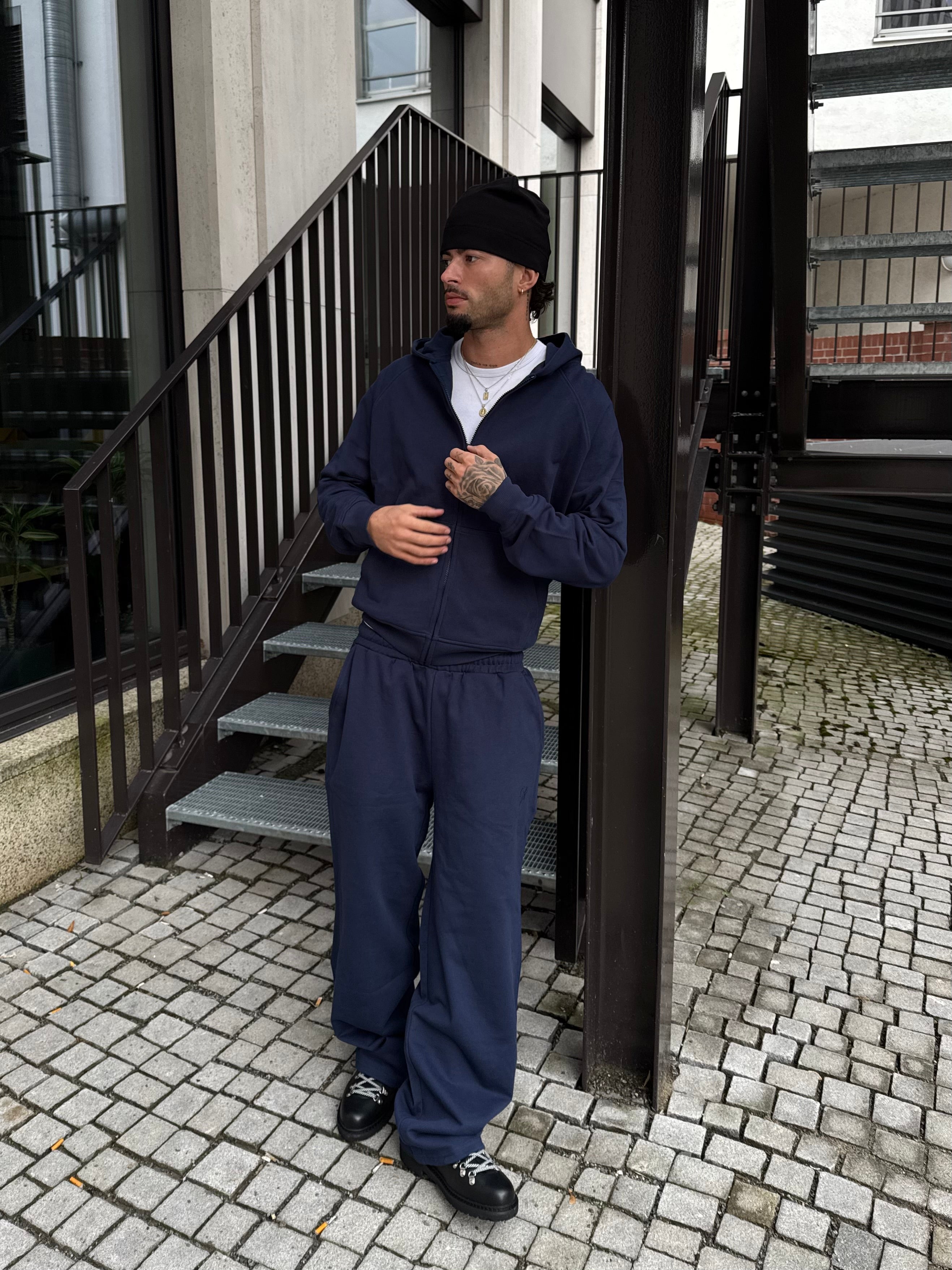 Basic Zipper "NAVY BLUE"